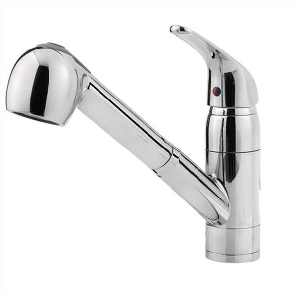 Price Pfister Price Pfister G13310CC Pfirst Series 2.125 in. Single-Handle Pull-Out Sprayer Kitchen Faucet G13310CC